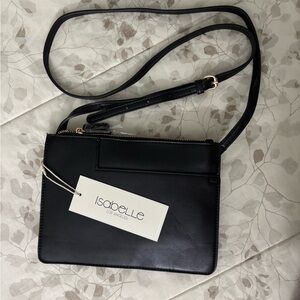 Isabelle Black Crossbody Bag